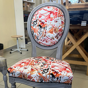 Chaise médaillon
