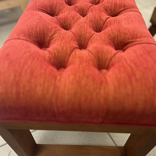 Banc capitonné